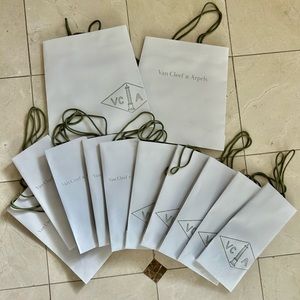 Van Cleef & Arpels Shopping Bag Bundle of 12